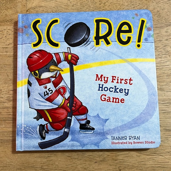 Score! My First Hockey Game by Tanner Ryan Little Genius Books Board Book - Picture 1 of 3
